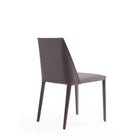 Manhattan Comfort Paris Modern Vegan Leather Dining Chair in Gray - Set of 2