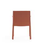 Manhattan Comfort Paris Modern Vegan Leather Side Chair in Clay