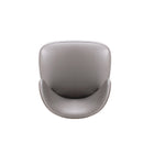 Manhattan Comfort Strine Modern Wood Upholstered Dining Chair in Dark Taupe