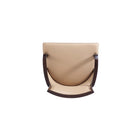Manhattan Comfort Grand Traditional Wood Upholstered Armchair in Tan