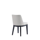 Manhattan Comfort Gansevoort Modern Vegan Leather Wood Dining Chair in Light Gray - Set of 2