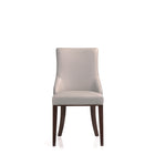Manhattan Comfort Shubert Modern Vegan Leather and Velvet Dining Chair in Light Gray - Set of 2