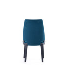 Manhattan Comfort Kara Modern Wood Upholstered Dining Chair in Blue - Set of 2 - DC057-BL