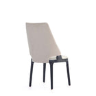 Manhattan Comfort Kara Modern Wood Upholstered Dining Chair in Light Gray - Set of 2 - DC057-LG