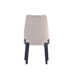Manhattan Comfort Kara Modern Wood Upholstered Dining Chair in Light Gray - Set of 2 - DC057-LG