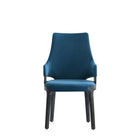 Manhattan Comfort Kara Modern Wood Upholstered Dining Chair in Blue