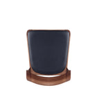 Manhattan Comfort Moderno Modern Vegan Leather Wood Dining Chair in Black - Set of 2
