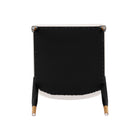 Manhattan Comfort Ola Modern Chenille Wood Dining Chair in Cream