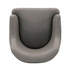 Manhattan Comfort Raya Modern Vegan Leather Wood Dining Chair in Taupe