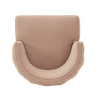 Manhattan Comfort Maya Modern Velvet Dining Chair in Nude