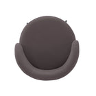 Manhattan Comfort Kaya Modern Velvet Wood Dining Chair in Gray