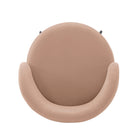 Manhattan Comfort Kaya Modern Velvet Wood Dining Chair in Nude
