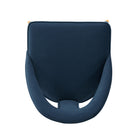 Manhattan Comfort Neda Modern Velvet Upholstered Dining Chair in Midnight Blue