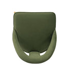 Manhattan Comfort Neda Modern Velvet Upholstered Dining Chair in Olive Green