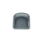 Manhattan Comfort Reeva Modern Vegan Leather Wood Dining Chair in Gray