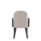 Manhattan Comfort Hillman Modern Wood Upholstered Armchair in Light Gray