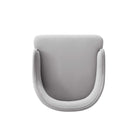Manhattan Comfort Carrington Modern Glam Velvet Upholstered Armchair in Light Gray