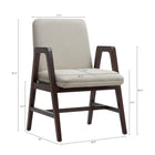 Manhattan Comfort Stella Modern Velvet Wood Armchair in Champagne