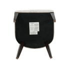 Manhattan Comfort Beever Modern Chenille Wood Dining Chair in Taupe - Set of 2