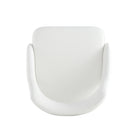 Manhattan Comfort Tremont Modern Vegan Leather Metal Dining Chair in White
