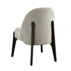 Manhattan Comfort Oslo Contemporary Modern Chenille Wood Side Chair in Taupe - Set of 2