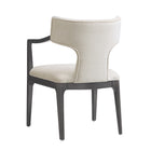 Manhattan Comfort Eloria Mid-Century Modern Chenille Wood Armchair in Cream
