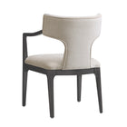 Manhattan Comfort Eloria Mid-Century Modern Chenille Wood Armchair in Taupe