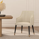 Manhattan Comfort Eda Modern Wood Armchair in Cream