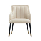 Manhattan Comfort Eda Modern Wood Armchair in Cream