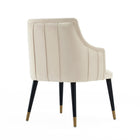 Manhattan Comfort Eda Modern Wood Armchair in Cream