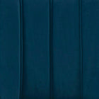 Manhattan Comfort Eda Modern Wood Armchair in Midnight Blue