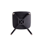 Manhattan Comfort Versailles Industry Chic Wood Dining Chair in Black and Natural - Set of 2 - DCCA01-BK