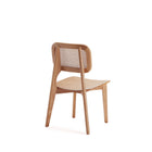 Manhattan Comfort Versailles Industry Chic Wood Dining Chair in Natural - Set of 2 - DCCA01-NA