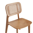 Manhattan Comfort Versailles Industry Chic Wood Dining Chair in Natural - Set of 2 - DCCA01-NA