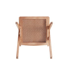 Manhattan Comfort Hamlet Industry Chic Wood Armchair in Natural