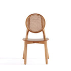 Manhattan Comfort Versailles Industry Chic Wood Dining Chair in Natural - Set of 2 - DCCA11-NA