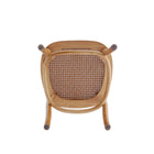 Manhattan Comfort Paragon Industry Chic Cane Back Wood Upholstered Dining Chair in Oatmeal - Set of 2 - DCCA12-NA