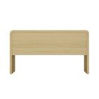 Manhattan Comfort Grace Modern 54" Office Desk in Natural Oak (2-Drawer) - DK001-GNO