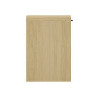 Manhattan Comfort Grace Modern 54" Office Desk in Natural Oak (2-Drawer) - DK001-NO