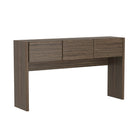 Manhattan Comfort Linda Modern Console Table in Walnut Brown (3-Drawer)