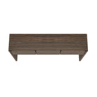 Manhattan Comfort Linda Modern Console Table in Walnut Brown (3-Drawer)