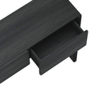 Manhattan Comfort Linda Modern Console Table in Charcoal Gray (3-Drawer)