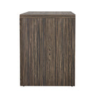 Manhattan Comfort Novara Contemporary 60" Writing Desk in Jacobean Walnut (2-Drawer)