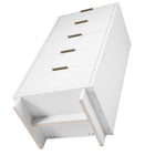 Manhattan Comfort Granville Modern 24" Chest in White (5-Drawer)