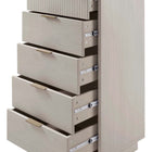 Manhattan Comfort Granville Modern 24" Chest in Light Gray (5-Drawer)