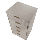 Manhattan Comfort Granville Modern 24" Chest in Light Gray (5-Drawer)