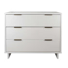 Manhattan Comfort Granville Modern 38" Dresser in White (3-Drawer)