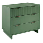 Manhattan Comfort Granville Modern 38" Dresser in Sage Green (3-Drawer)