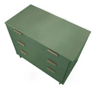 Manhattan Comfort Granville Modern 38" Dresser in Sage Green (3-Drawer)