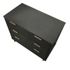 Manhattan Comfort Granville Modern 38" Dresser in Charcoal Gray (3-Drawer)